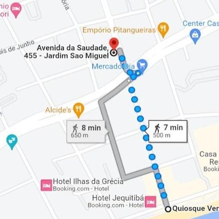 Apartamento No Guaruja - 500M Da Praia Da Enseada Εξωτερικό φωτογραφία